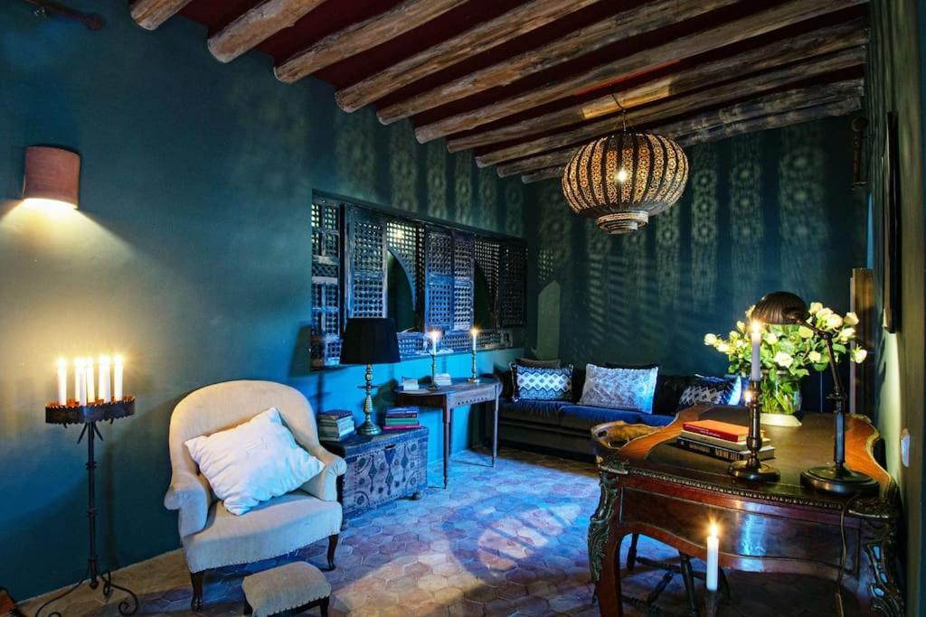 Aux Portes De Marrakech Villa Arts & Deco Avec Piscine Marrakesh Bagian luar foto